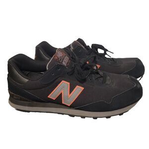 New Balance 515 Black Castlerock Orange Mens‎ Size 14 Sneakers ML515NBB